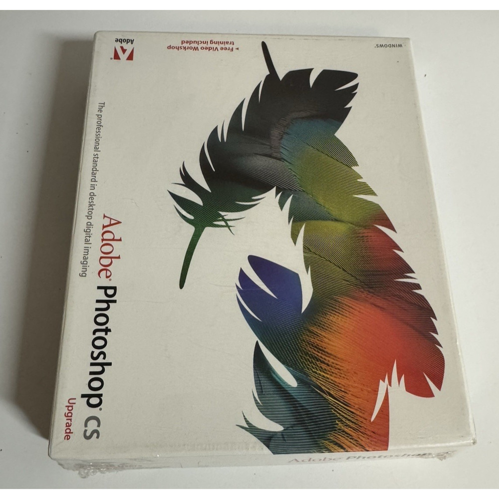Adobe Photoshop CS Upgrade Windows PC NEW SEALED Vintage Software 718659340094
